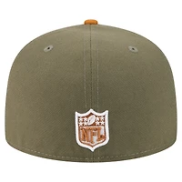 Casquette ajustée A-Frame 59FIFTY pour homme New Era, coloris olive/marron, Buffalo Bills