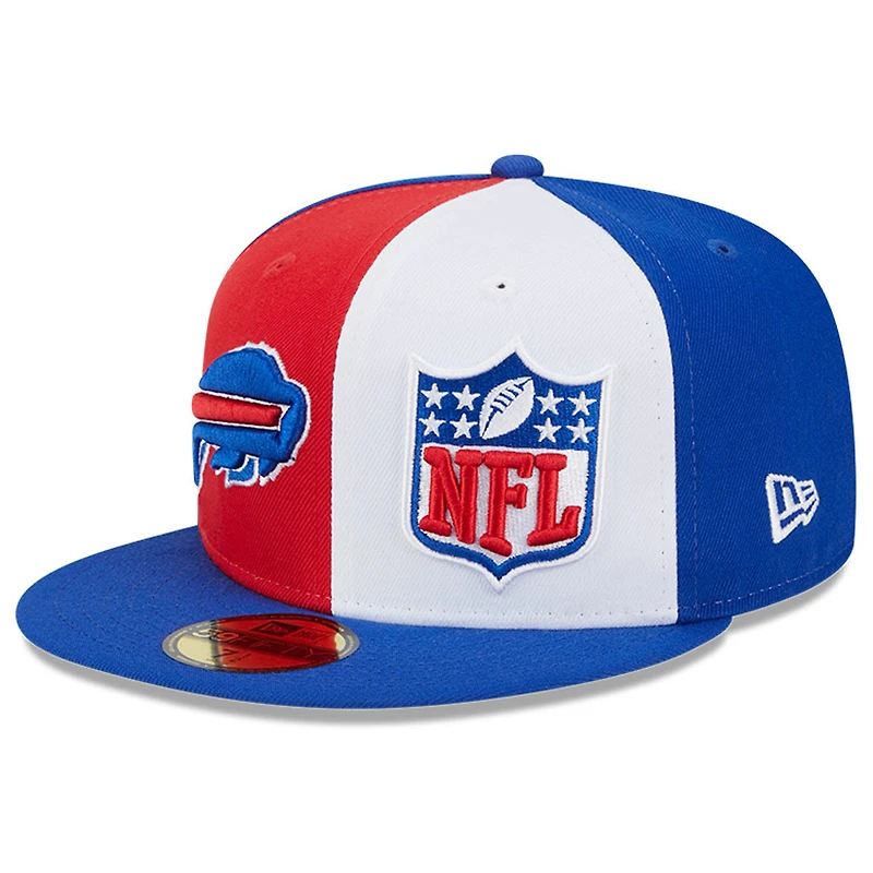 Men's New Era  Red/Royal Buffalo Bills 2023 Sideline 59FIFTY Fitted Hat