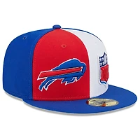 Men's New Era  Red/Royal Buffalo Bills 2023 Sideline 59FIFTY Fitted Hat