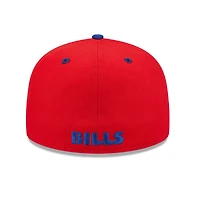 Casquette ajustée New Era Buffalo Bills Flipside 2Tone 59FIFTY pour homme, rouge/royal
