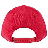 Men's New Era Red Buffalo Bills Cord Corduroy 9FORTY A-Frame Adjustable Hat