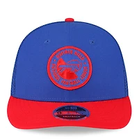 Casquette Snapback 9FIFTY Low Profile 2023 Sideline Low Profile pour homme des Buffalo Bills de New Era, bleu royal/rouge