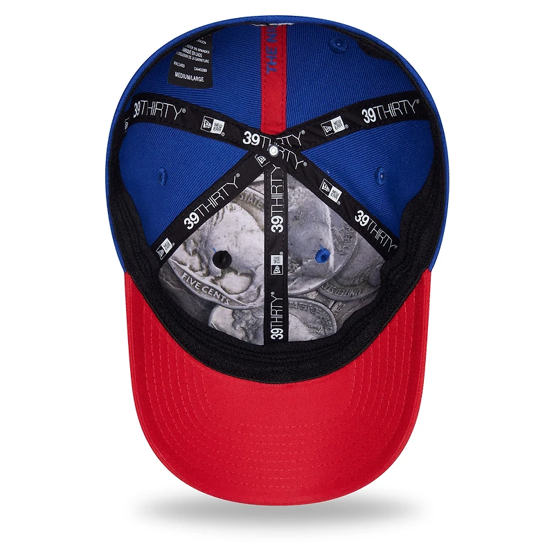 Men's New Era Royal/Red Buffalo Bills 2026 NFL Draft 39THIRTY M-Crown Flex Hat