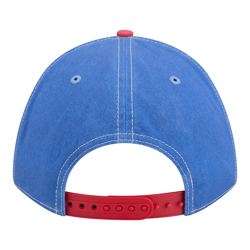 Casquette ajustable New Era 9FORTY Buffalo Bills Royal/Rouge pour homme
