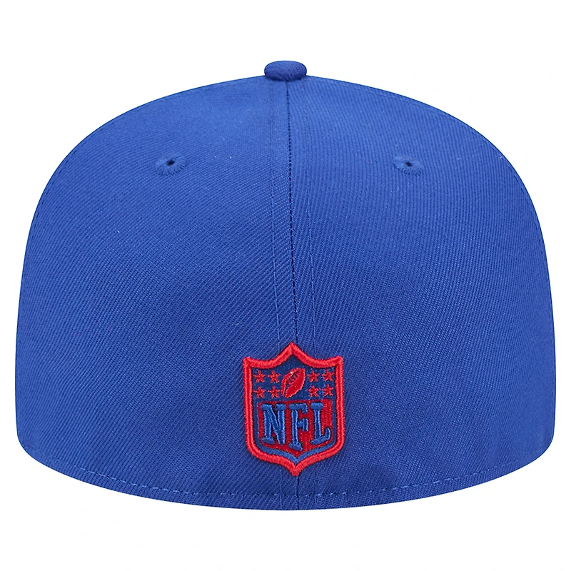 Men's New Era Royal/Red Buffalo Bills Break 59FIFTY Fitted Hat