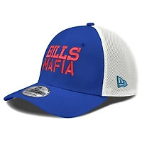 Casquette New Era Flex pour homme, bleu royal et blanc, Buffalo Bills, Bills Mafia Neo 39THIRTY