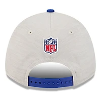 Casquette ajustable Royal Buffalo Bills 2024 Sideline 9FORTY New Era pour homme
