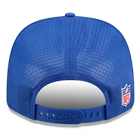 Men's New Era  Royal Buffalo Bills 2025 Sideline 9SEVENTY Adjustable Trucker Hat