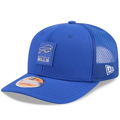Men's New Era Royal Buffalo Bills 2025 Sideline 9SEVENTY Adjustable Trucker Hat