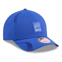 Casquette ajustable New Era Royal Buffalo Bills 2025 Sideline M-Crown 9FORTY pour homme