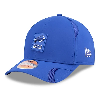 Casquette ajustable New Era Royal Buffalo Bills 2025 Sideline M-Crown 9FORTY pour homme