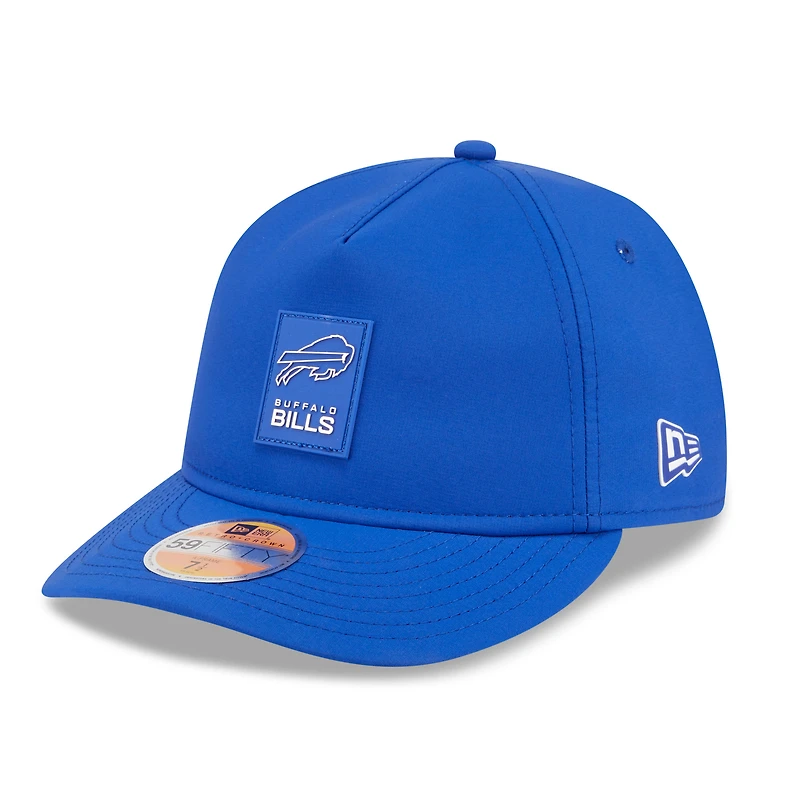 Casquette ajustée New Era Royal Buffalo Bills 2025 Sideline Retro Crown 59FIFTY pour homme
