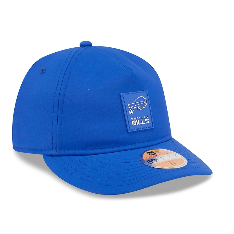 Men's New Era  Royal Buffalo Bills 2025 Sideline Retro Crown 59FIFTY Fitted Hat