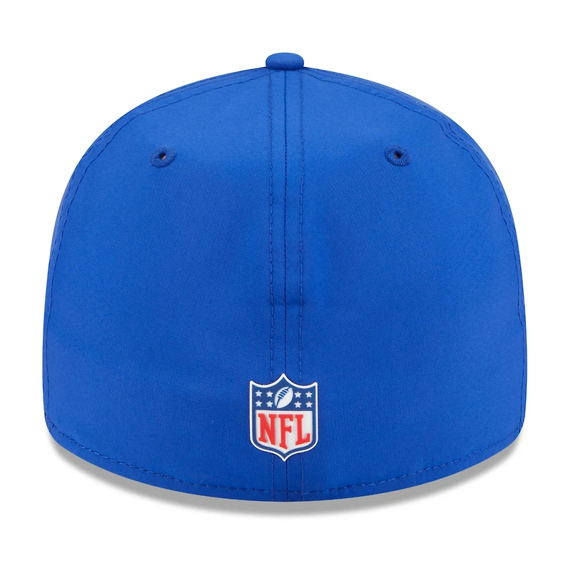 Casquette ajustée New Era Royal Buffalo Bills 2025 Sideline Retro Crown 59FIFTY pour homme