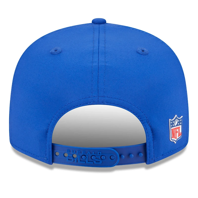 Casquette snapback 9FIFTY à panneau fendu latéral New Era Royal Buffalo Bills 2025 pour homme