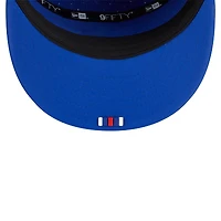 Casquette snapback 9FIFTY à panneau fendu latéral New Era Royal Buffalo Bills 2025 pour homme