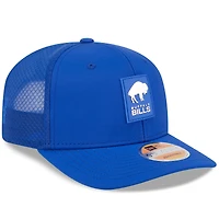 Men's New Era Royal Buffalo Bills 2025 Sideline Throwback 9SEVENTY Trucker Adjustable Hat
