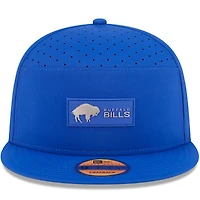 Casquette snapback 9FIFTY à panneau fendu rétro New Era Royal Buffalo Bills 2025 pour homme