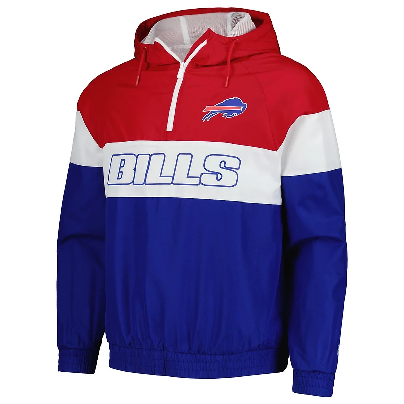 Coupe-vent à glissière quart de tour raglan Buffalo Bills Midnight Royal New Era pour homme