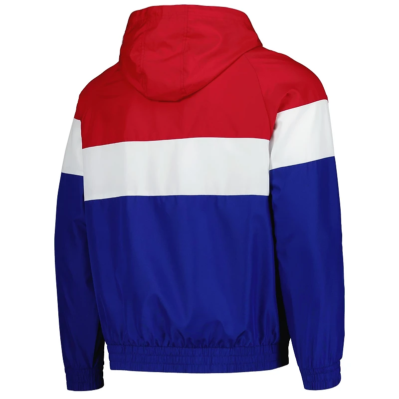 Coupe-vent à glissière quart de tour raglan Buffalo Bills Midnight Royal New Era pour homme