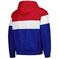 Coupe-vent à glissière quart de tour raglan Buffalo Bills Midnight Royal New Era pour homme