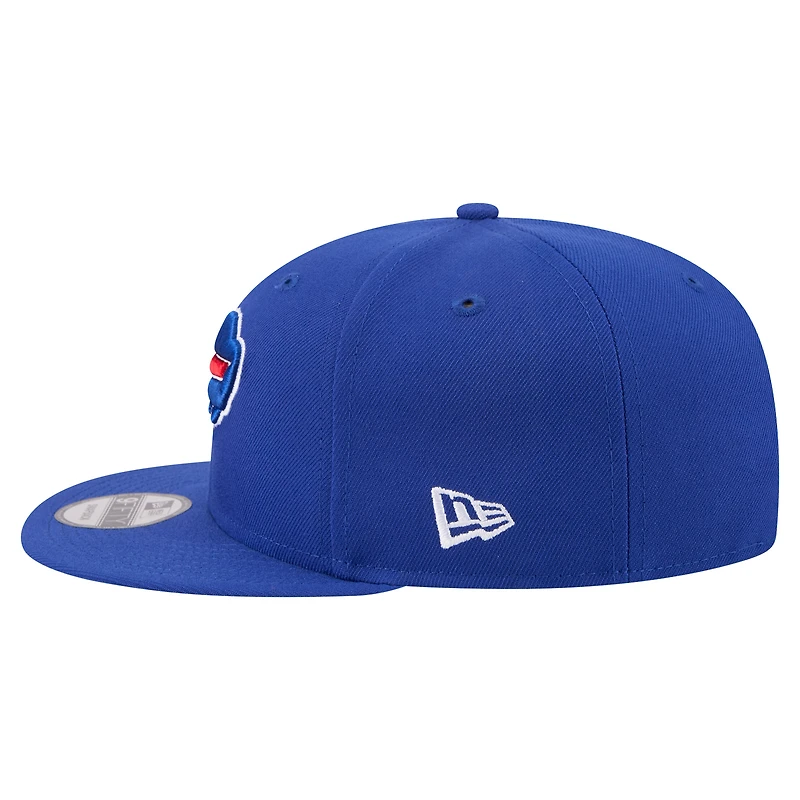Casquette snapback New Era Royal Buffalo Bills 9FIFTY pour homme