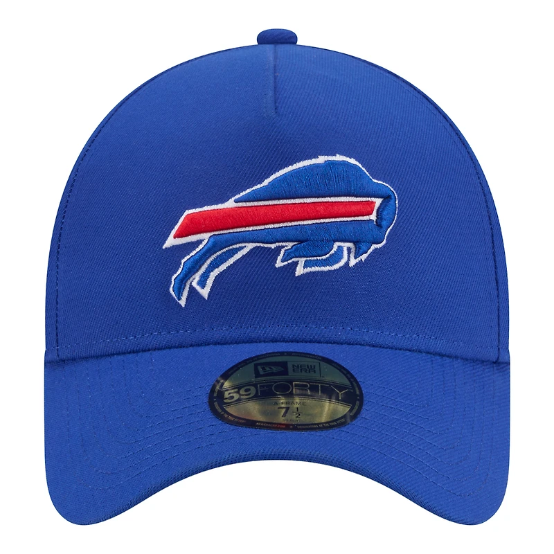 Men's New Era Royal Buffalo Bills A-Frame 59FORTY Fitted Hat