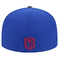 Men's New Era Royal Buffalo Bills Active Two-Tone Camo 59FIFTY Fitted Hat