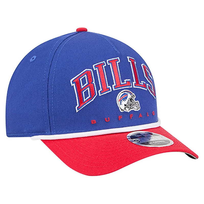 Casquette ajustable New Era Royal Buffalo Bills Arch COOLERA 9FORTY A-Frame M-Crown pour homme