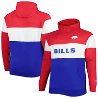 Sweat à capuche raglan Big & Tall Throwback Royal Buffalo Bills New Era pour homme