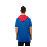 T-shirt à capuche et manches courtes raglan authentique des Buffalo Bills de New Era pour homme