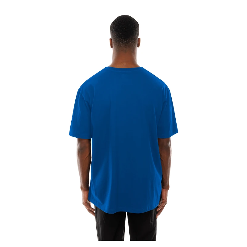 Men's New Era  Royal Buffalo Bills Combine Authentic Training Throwback T-Shirt