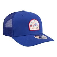 Casquette trucker ajustable New Era Royal Buffalo Bills Contest 9SEVENTY pour homme