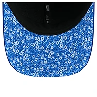 Casquette trucker ajustable New Era Royal Buffalo Bills Floral 9FORTY M-Crown pour homme