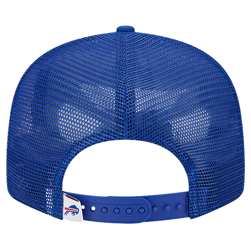 Men's New Era Royal Buffalo Bills Main Trucker 9FIFTY Snapback Hat
