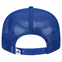 Men's New Era Royal Buffalo Bills Main Trucker 9FIFTY Snapback Hat