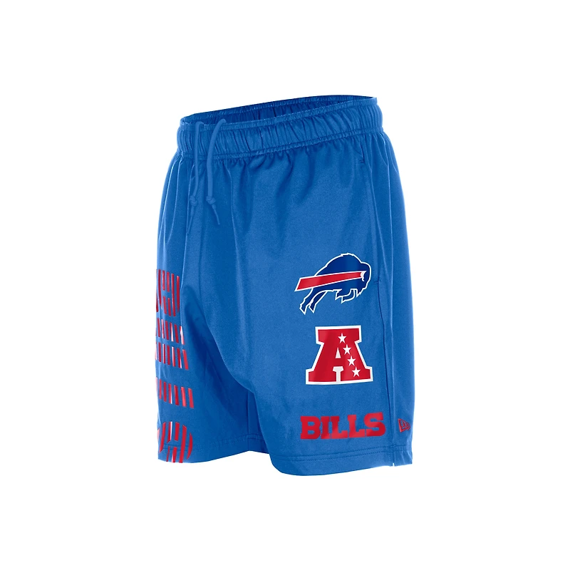 Short de match New Era Royal Buffalo Bills pour homme