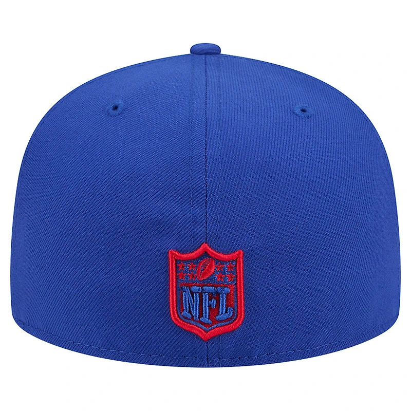 Casquette ajustée surdimensionnée 59FIFTY des Royal Buffalo Bills de New Era pour homme