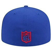 Casquette ajustée surdimensionnée 59FIFTY des Royal Buffalo Bills de New Era pour homme