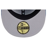 Men's New Era Royal Buffalo Bills  Oversized 59FIFTY Fitted Hat