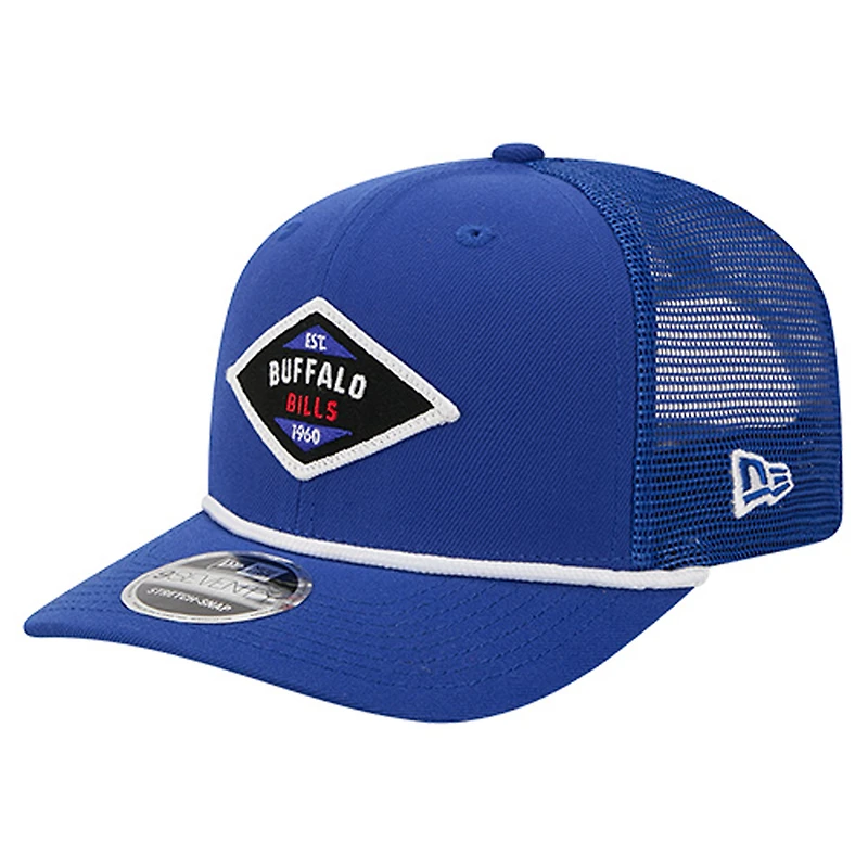 Casquette ajustable New Era Royal Buffalo Bills Team 9SEVENTY pour homme