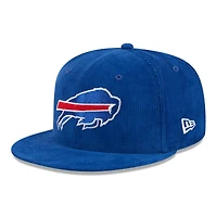 Casquette ajustée 59FIFTY Royal Buffalo Bills Throwback Cord New Era pour hommes