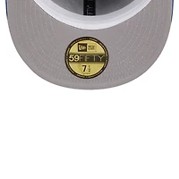 Casquette ajustée 59FIFTY Royal Buffalo Bills Throwback Cord New Era pour hommes