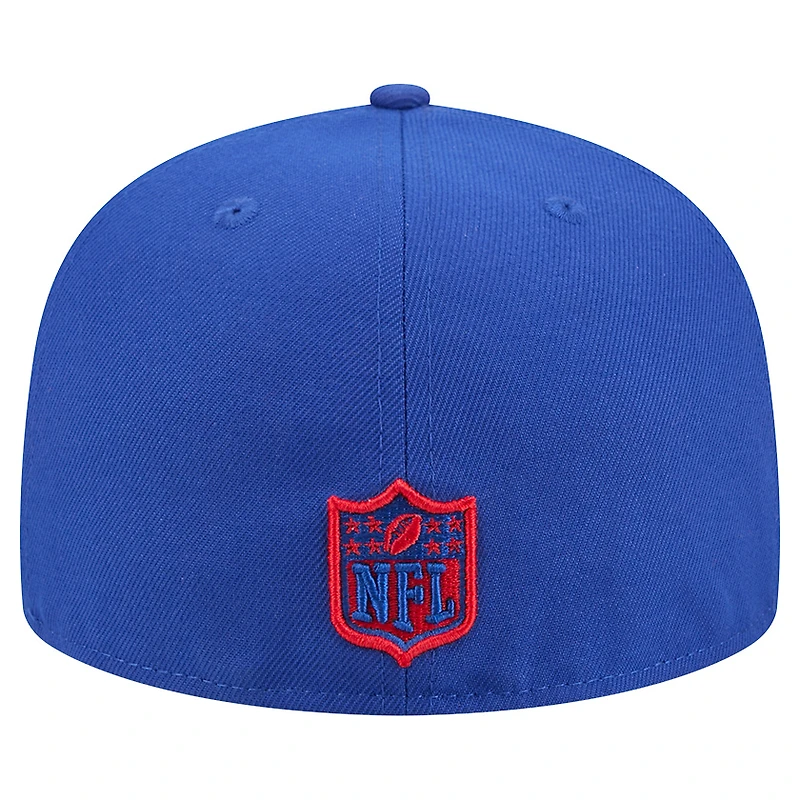 Men's New Era Royal Buffalo Bills Tri-Hit 59FIFTY Fitted Hat