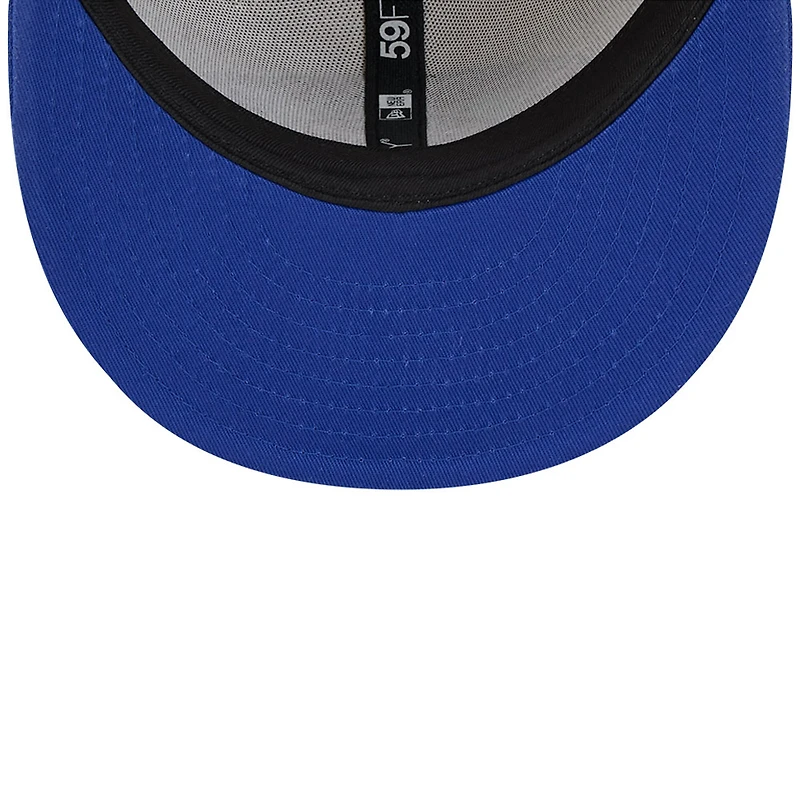 Men's New Era Stone/Royal Buffalo Bills 2024 Sideline Historic 59FIFTY Fitted Hat