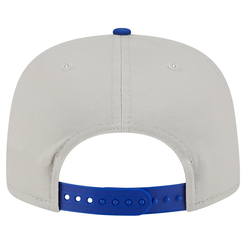 Men's New Era Stone/Royal Buffalo Bills Athletic Golfer Snapback Hat