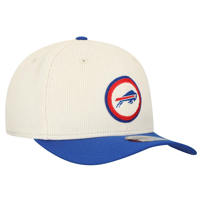Casquette ajustable en velours côtelé 9SEVENTY pour homme New Era Stone Buffalo Bills