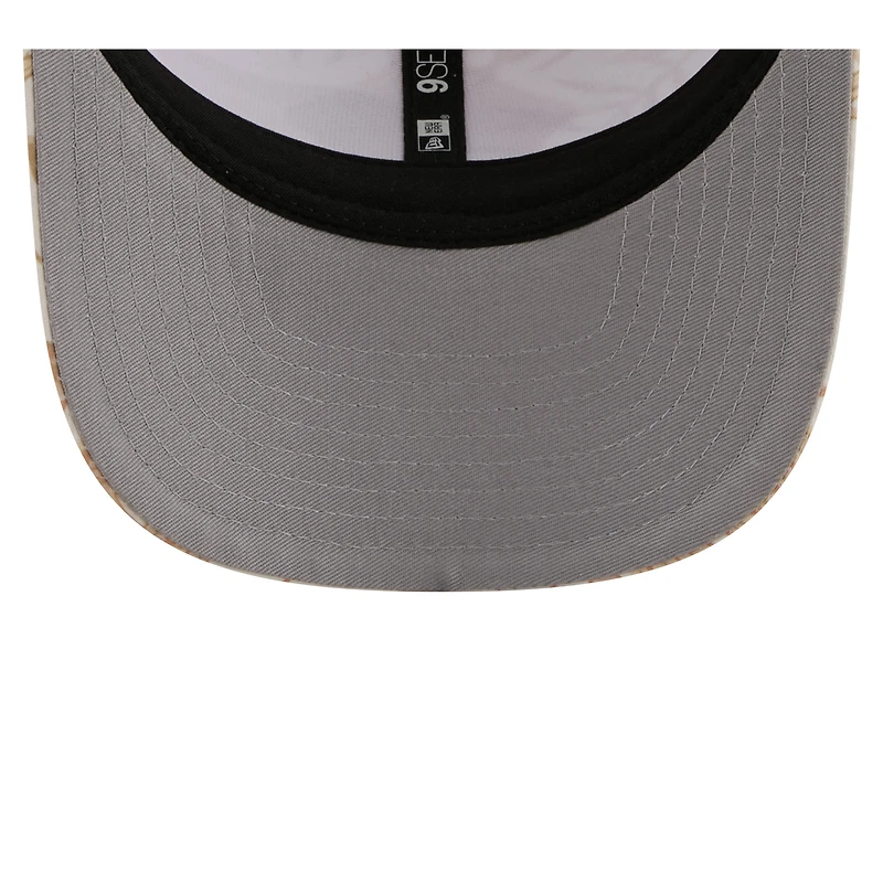 Men's New Era  Tan Buffalo Bills Tonal Palm COOLERA 9SEVENTY Adjustable Trucker Hat
