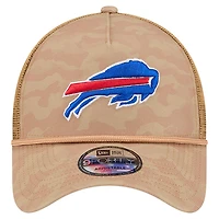 Men's New Era  Tan Buffalo Bills Wheat Camo 9FORTY Adjustable Hat