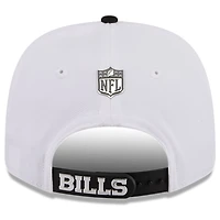 Men's New Era  White/Black Buffalo Bills 2026 NFL Draft 9SEVENTY Adjustable Hat